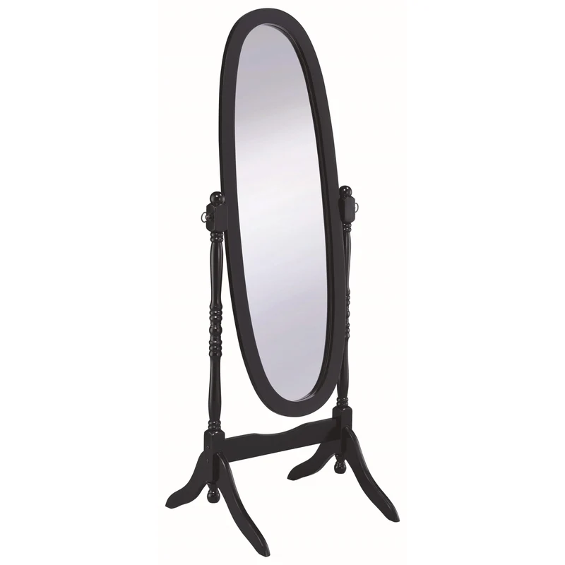Coaster Furniture Foyet 950803 Wood Adjustable Full Length Cheval Mirror - Black