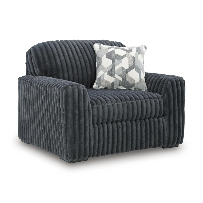 Signature Design by Ashley Midnight-Madness 9810523 Chair and a Half