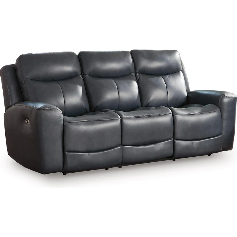 Signature Design by Ashley Next Move Power Reclining Leather Match Sofa PCU1210015