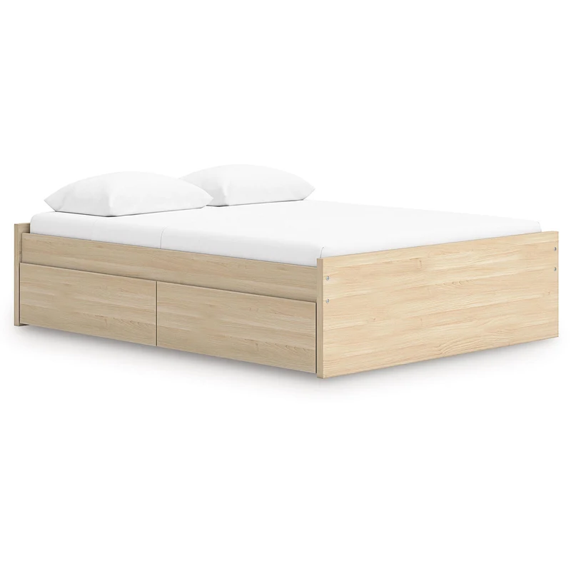 Signature Design by Ashley Onita EB9632B9 Queen Platform Bed with 1 Side Storage