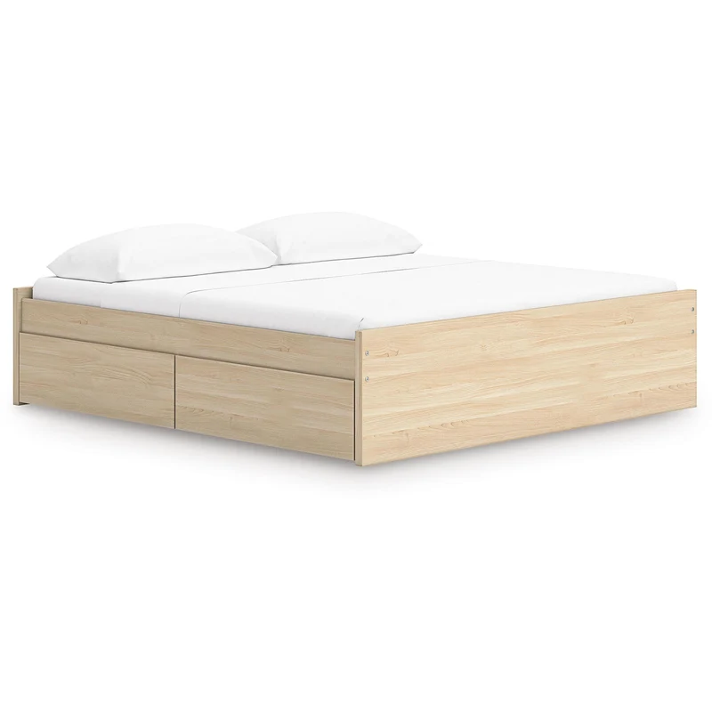 Signature Design by Ashley Onita EB9632B21 King Platform Bed with 2 Side Storage