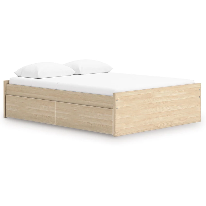Signature Design by Ashley Onita EB9632B15 Queen Platform Bed with 2 Side Storage