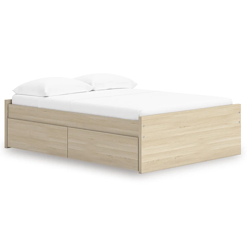 Signature Design by Ashley Onita EB9632B14 Full Platform Bed with 2 Side Storage