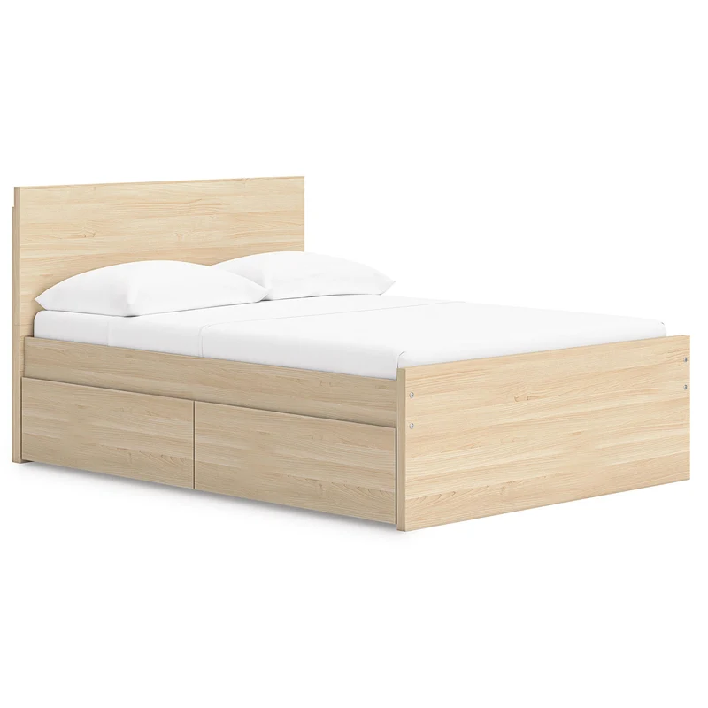 Signature Design by Ashley Onita EB9632B11 Full Panel Platform Bed with 1 Side Storage