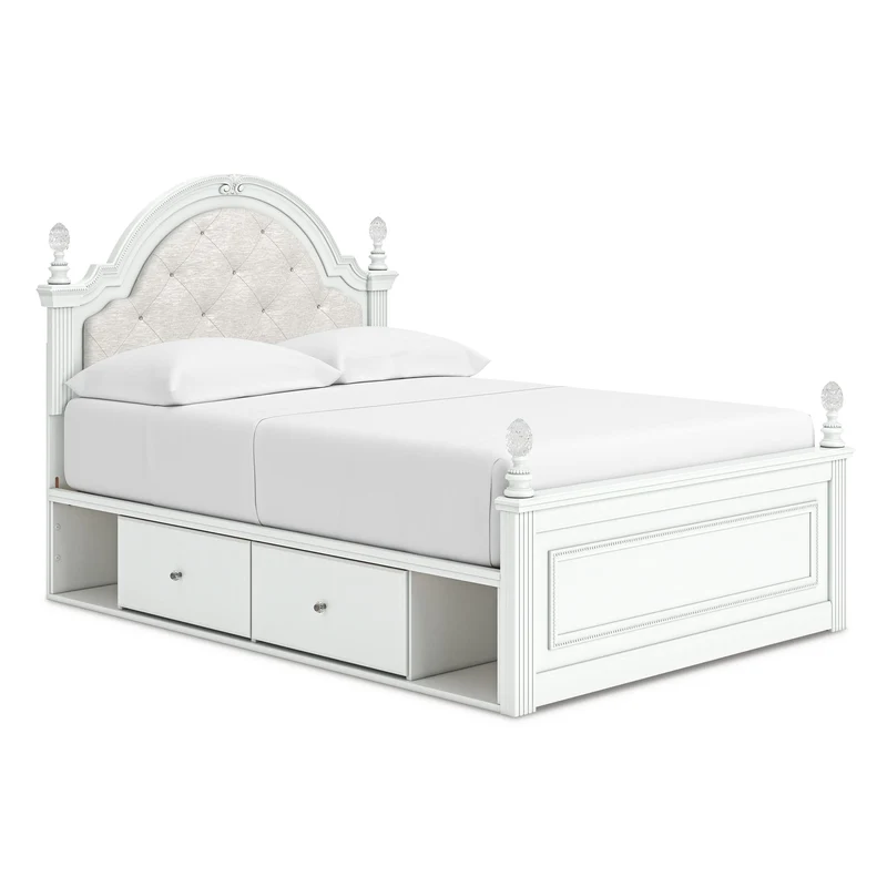 Signature Design by Ashley Kozlani Full Upholstered Panel Bed with Storage PCB1819-187/PCB1819-150/PCB1819-84/B100-12