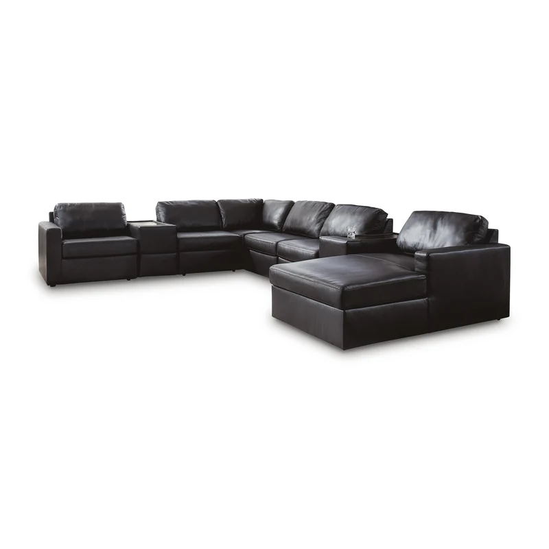 Signature Design by Ashley ModMax II 74305S42 8 pc Sectional with Chaise and Storage Consoles