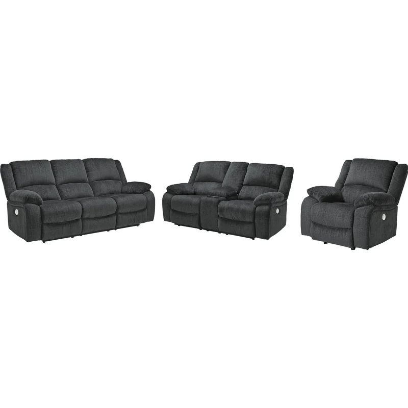 Signature Design by Ashley Draycoll 76504U5 3 pc Power Reclining Living Room Set