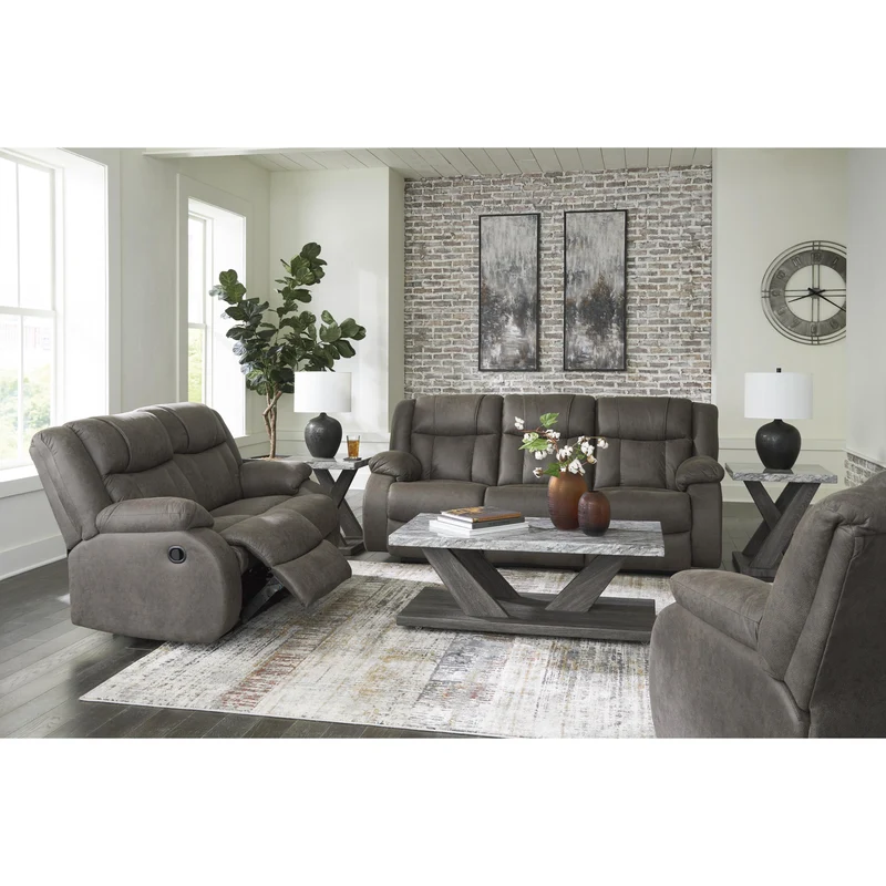 Signature Design by Ashley First Base 68804U2 3 pc Reclining Living Room Set