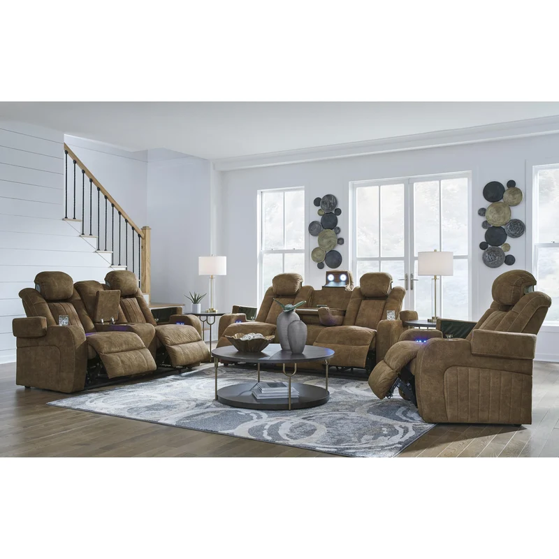 Signature Design by Ashley Wolfridge 60703U2 3 pc Power Reclining Living Room Set
