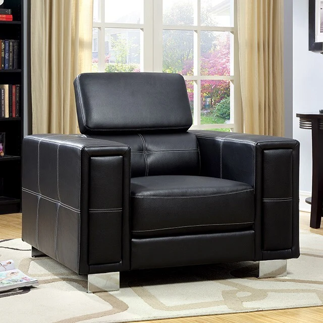 Furniture of America Garret Stationary Leather Chair CM6310-CH