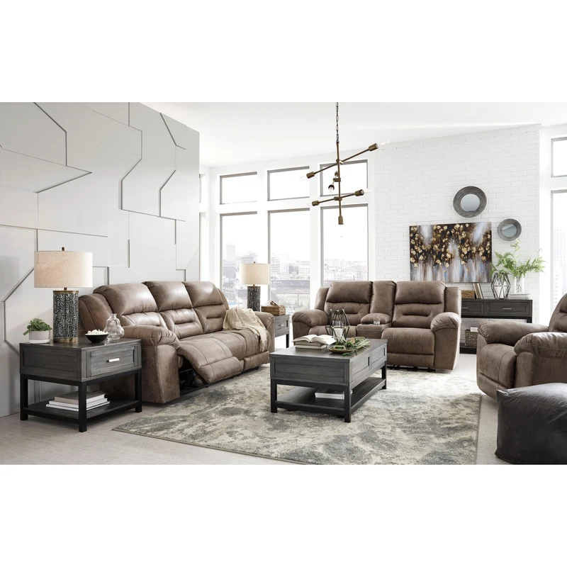 Signature Design by Ashley Stoneland 39905U5 3 pc Power Reclining Living Room Set