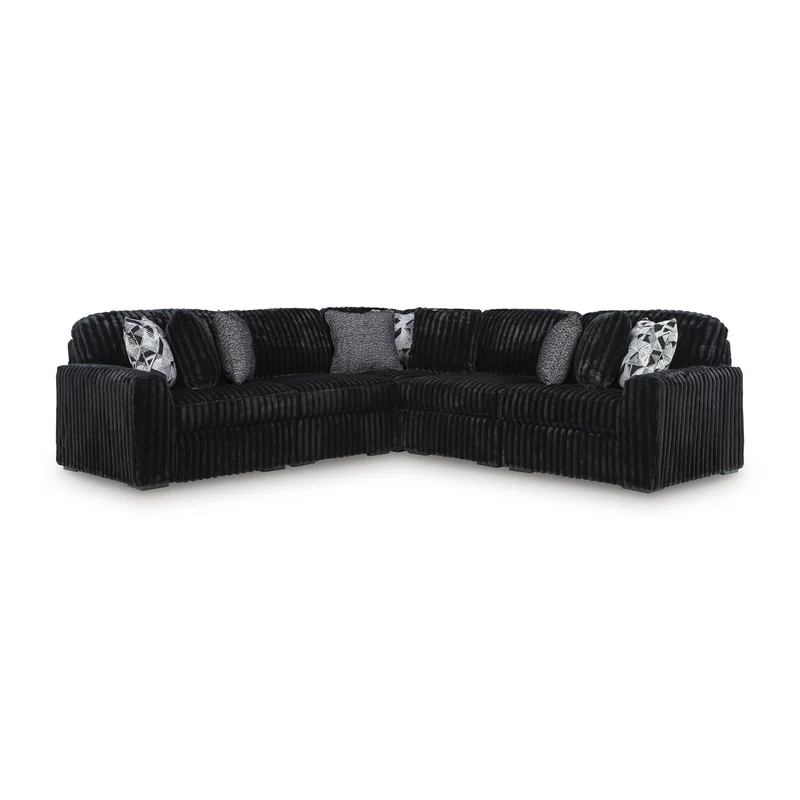 Signature Design by Ashley Midnight-Madness 98103S26 5 pc Sectional