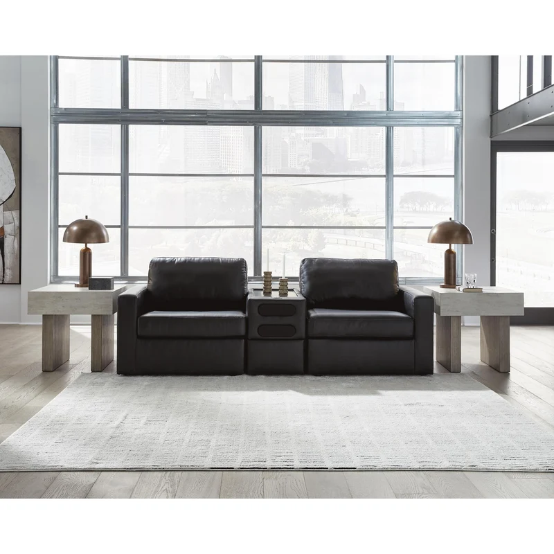 Signature Design by Ashley ModMax II 74305S13 3 pc Sectional Loveseat with Audio Console