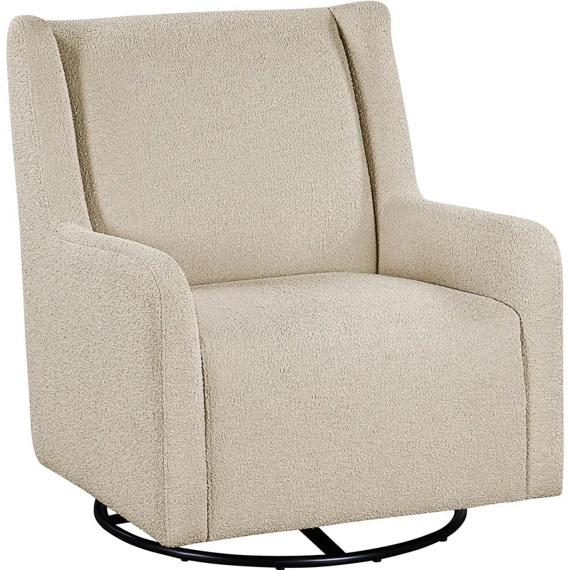 Coaster Furniture Serra 902453 Boucle Upholstered Swivel Glider - Sandy Beige