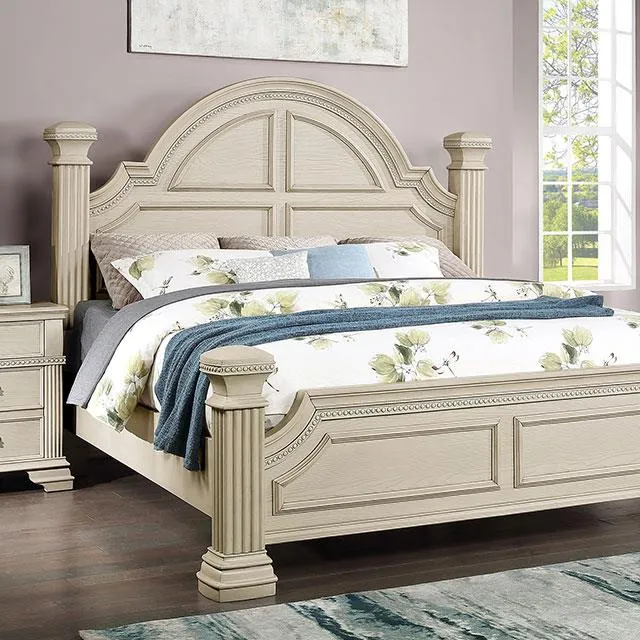 Furniture of America Pamphilos FOA7144WH-Q-BED Queen Bed