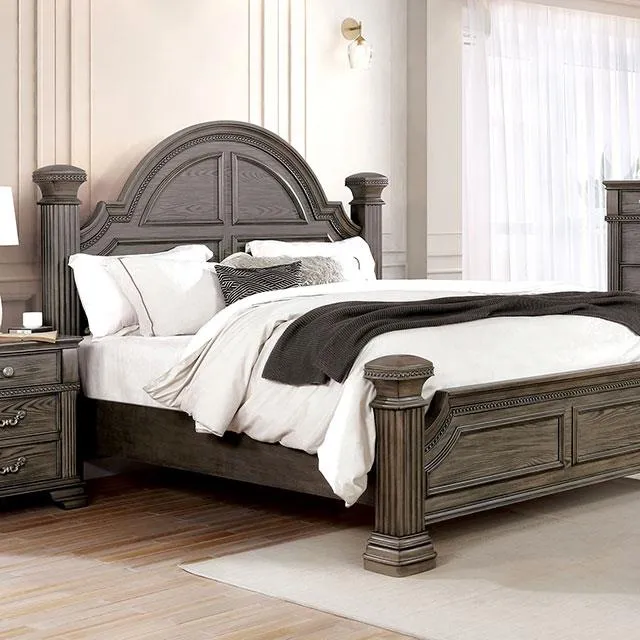 Furniture of America Pamphilos FOA7144GY-CK-BED Cal.King Bed