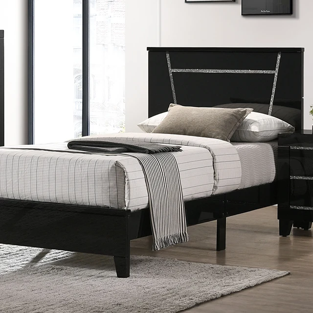 Furniture of America Magdeburg FOA7038BK-T Twin Bed