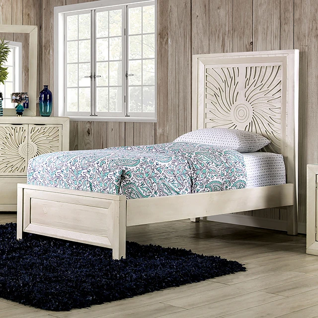 Furniture of America Geneva EM7080IV-T-BED Twin Bed