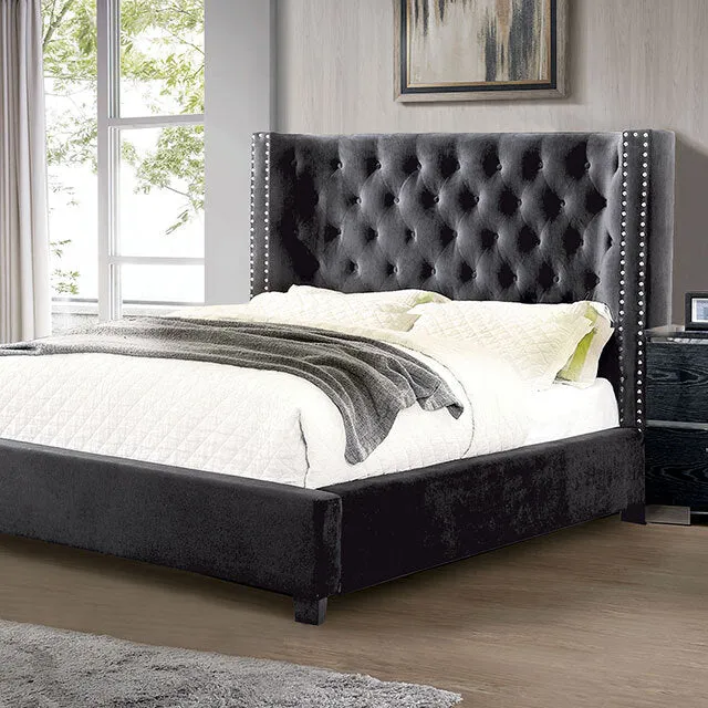 Furniture of America Cayla CM7779DG-EK-BED E.King Bed