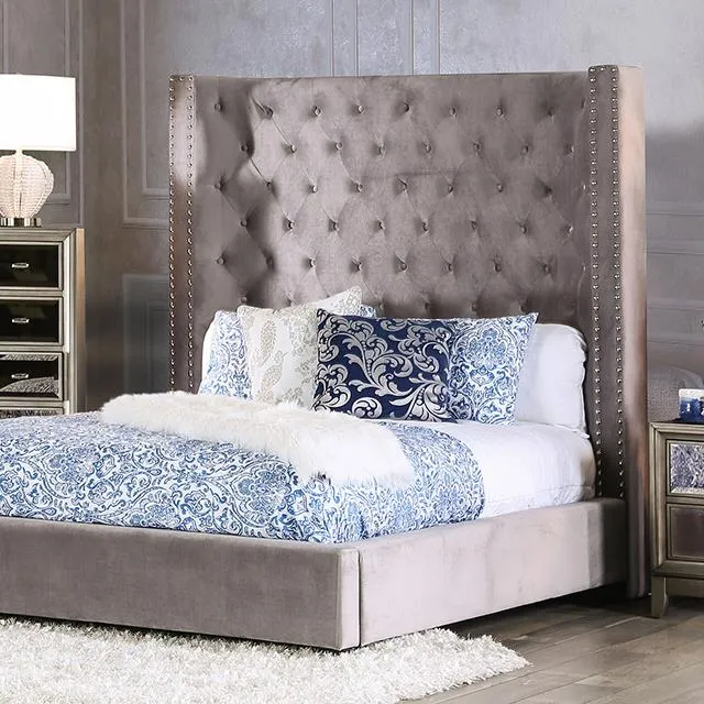 Furniture of America Rosabelle CM7669GY-Q-BED Queen Bed