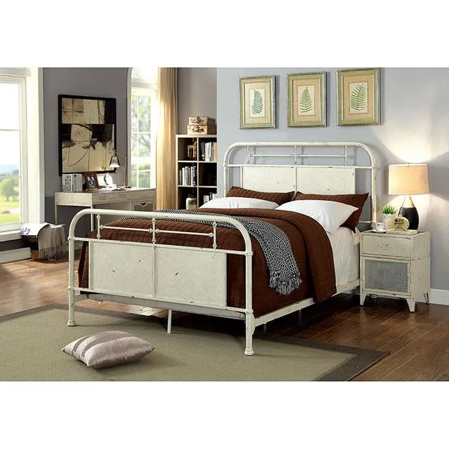 Furniture of America Haldus CM7502WH-CK Cal.King Bed