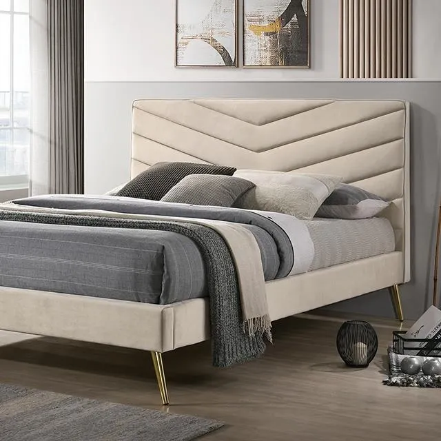 Furniture of America Vivar CM7220BG-Q-BED Queen Bed