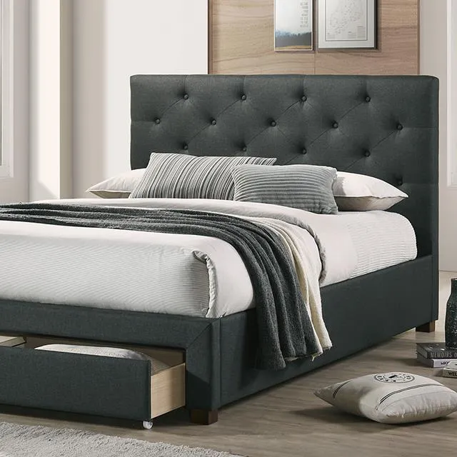 Furniture of America Sybella CM7218DG-T-BED Twin Bed