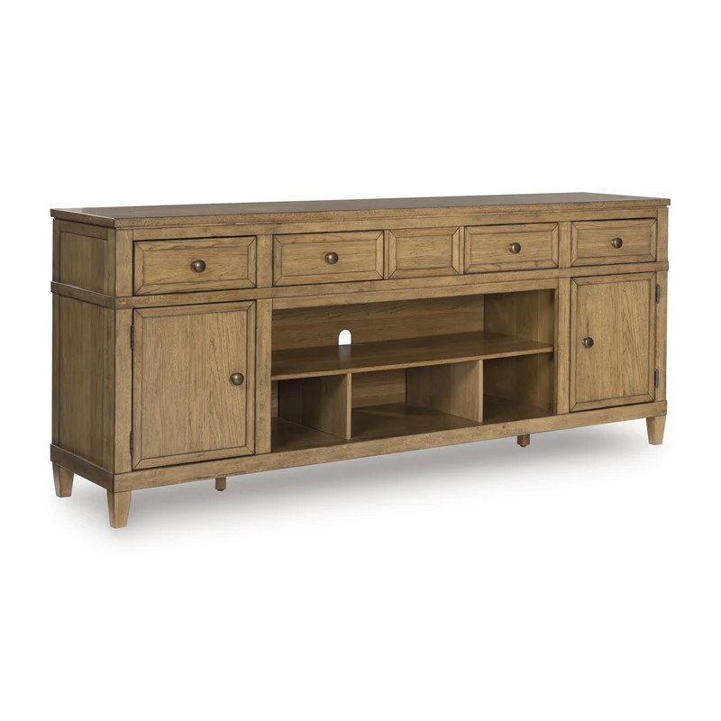 Signature Design by Ashley Sharlance W655-68 XL TV Stand with Fireplace Option