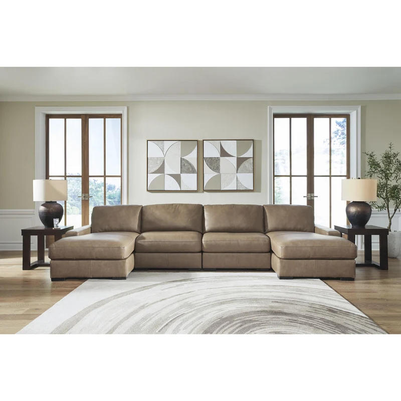 Benchcraft Veronella 76106S9 4 pc Double Chaise Sectional