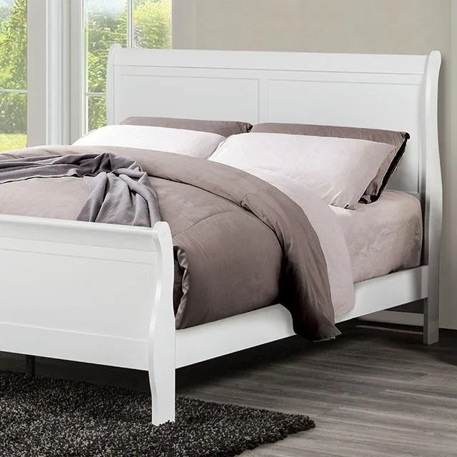 Furniture of America Louis Philippe FM7866WH-Q Queen Bed