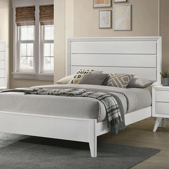 Furniture of America Dortmund CM7465WH-CK California King Bed