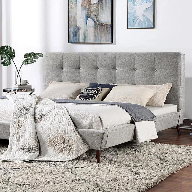 Furniture of America Leomin CM7241GY-Q Queen Bed