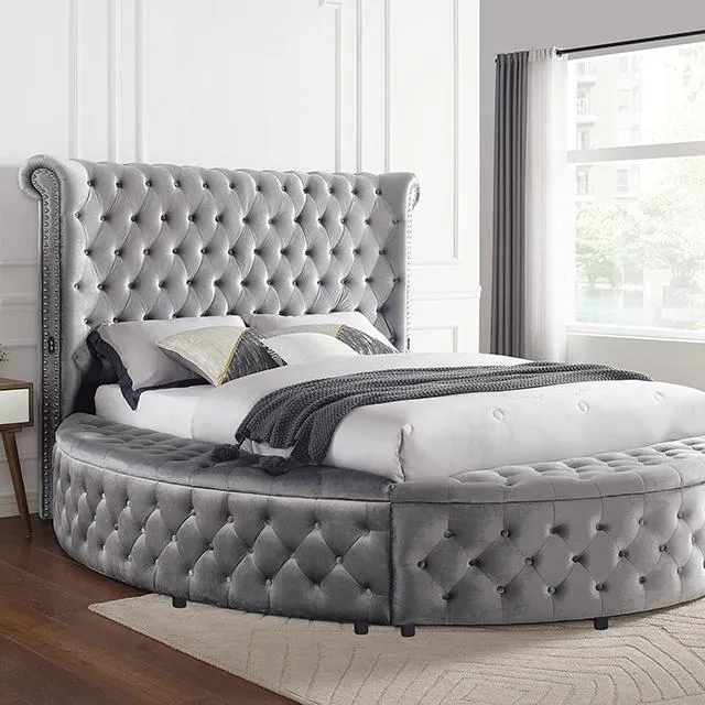 Furniture of America Sansom CM7178GY-Q-BED Queen Bed