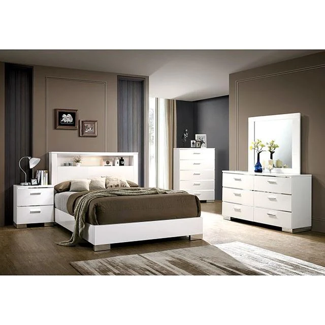 Furniture of America Carlie CM7049WH-Q-BED Queen Bed