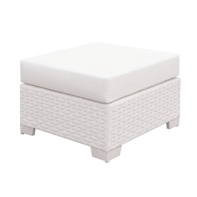 Furniture of America Somani CM-OS2128WH-N Small Ottoman