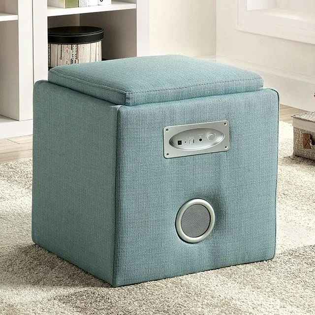 Furniture of America Rythmo CM-AC122BL Speaker Ottoman