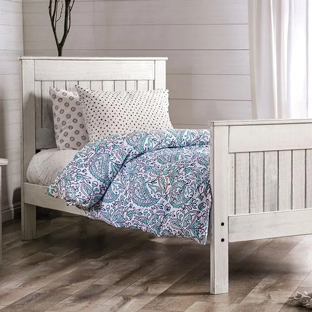 Furniture of America Rockwall AM7973WH-Q-BED Queen Bed