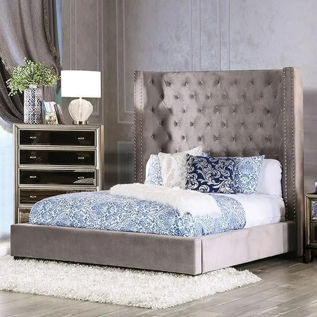 Furniture of America Mirabelle CM7679GY-Q-VN Queen Bed