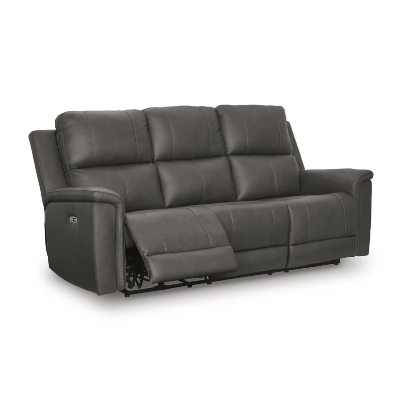 Signature Design by Ashley Bleckley PCU1200015 Power Reclining Sofa with Adjustable Headrest
