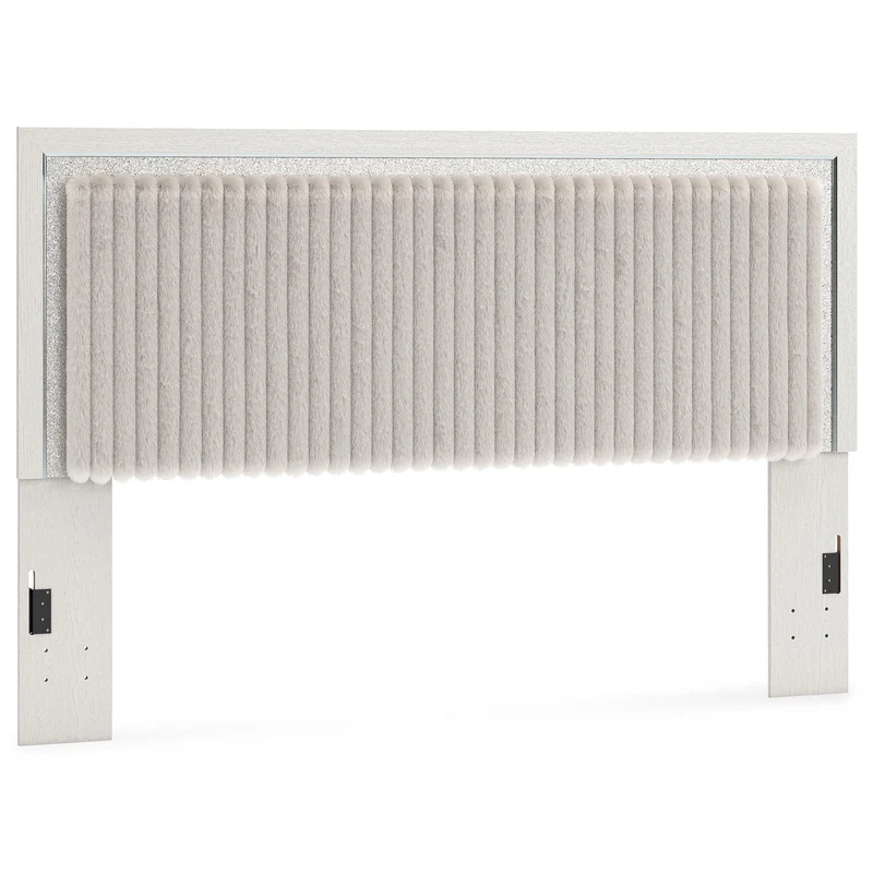 Signature Design by Ashley Zuraleus PCB3381-58 King Upholstered Panel Headboard