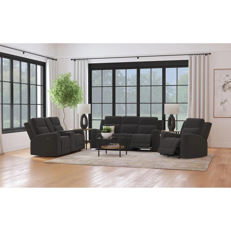 Coaster Furniture Brentwood 610284-S3 3 pc Reclining Living Room Set