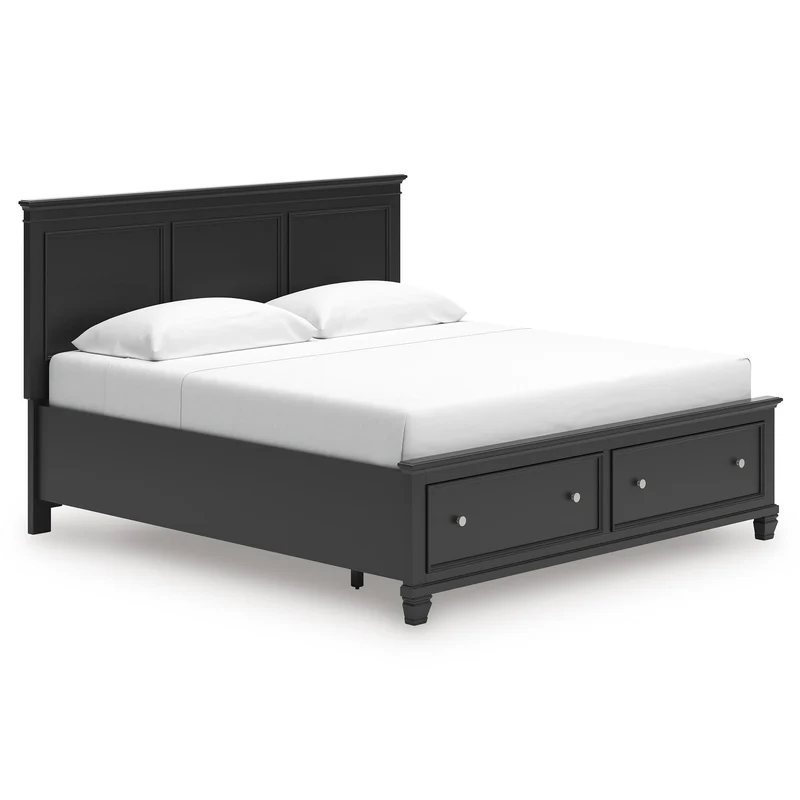 Signature Design by Ashley Lanolee B687B19 King Panel Storage Bed
