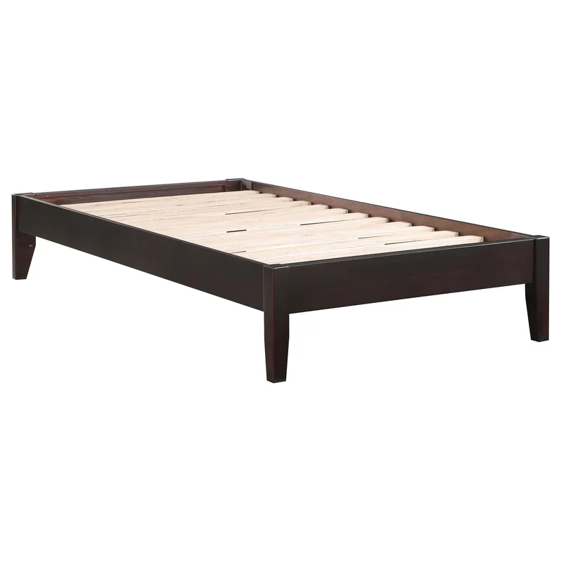 Coaster Furniture Hounslow 300555T Twin Universal Platform Bed - Cappuccino