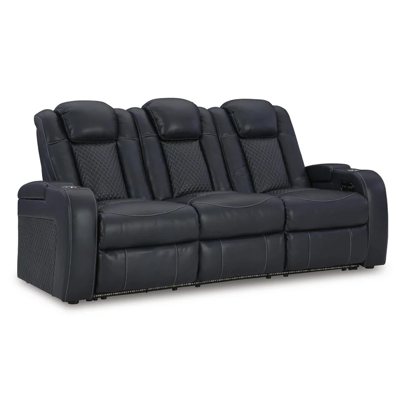 Signature Design by Ashley Fyne-Dyme 3660315 Power Reclining Sofa with Adjustable Headrest