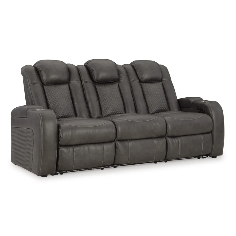 Signature Design by Ashley Fyne-Dyme 3660215 Power Reclining Sofa with Adjustable Headrest