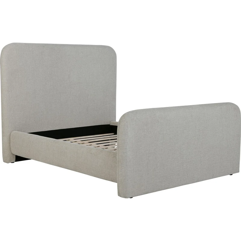 Coaster Furniture Wren 302052Q Upholstered Queen Panel Bed - Grey