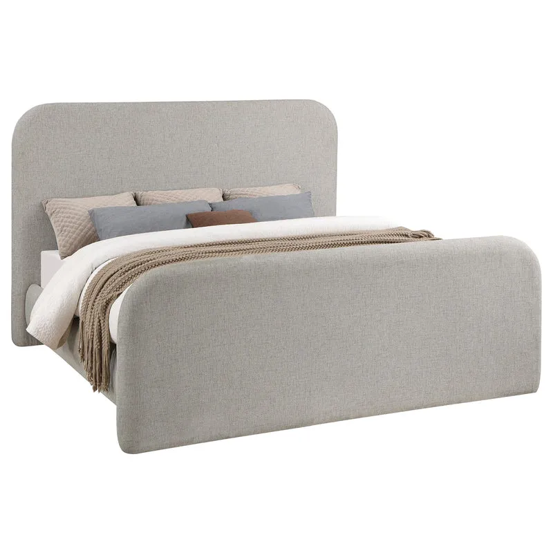 Coaster Furniture Wren 302052KE Upholstered Eastern King Panel Bed - Grey