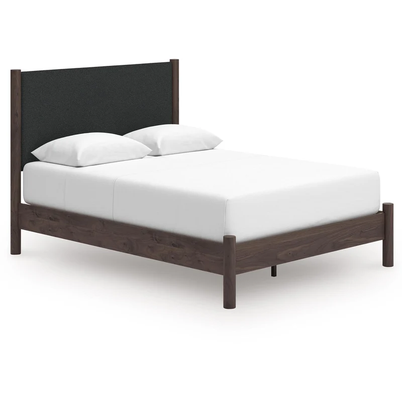 Signature Design by Ashley Pamytta PCB2614B12 Queen Upholstered Panel Platform Bed