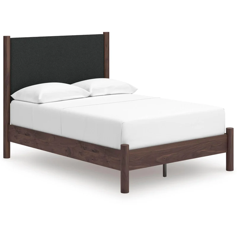 Signature Design by Ashley Pamytta PCB2614B10 Full Upholstered Panel Platform Bed