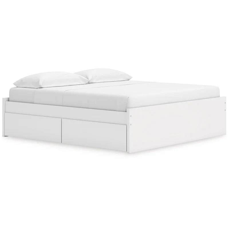 Signature Design by Ashley Onita EB9630B18 King Platform Bed with 2 Side Storage